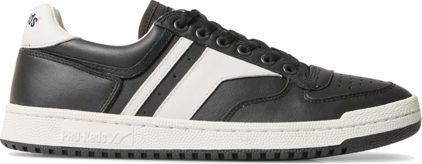 Unisex Keds Skyhawk Lo Leather Black White RXFBP4254