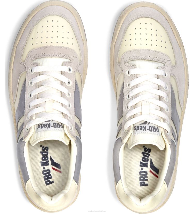 Unisex Keds Skyhawk Lo Leather Mix Cream RXFBP4211