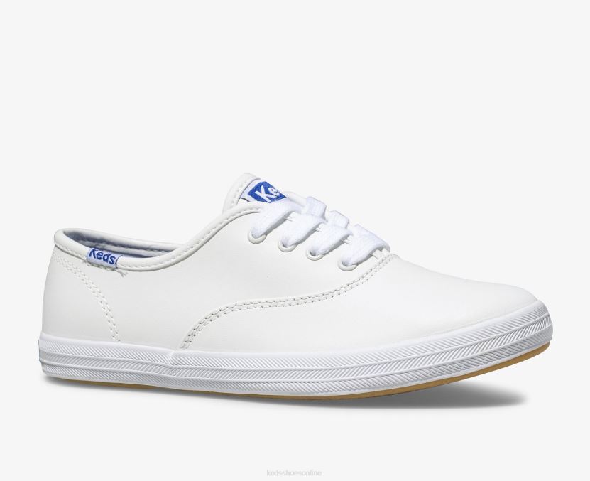 Big Kid Keds Champion CVO Sneaker Leather White Leather RXFBP4229
