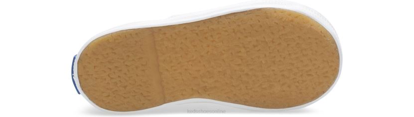 Little Kid Keds Champion Toe Cap Sneaker White Leather RXFBP4231