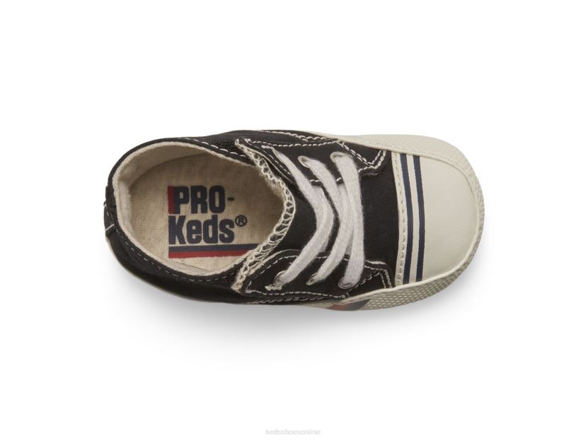 Little Kid Keds Royal Hi Crib Sneaker Black RXFBP4268