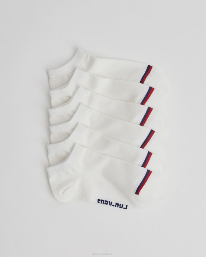 Big Kid Keds 6 PK Low Show Socks White RXFBP4253