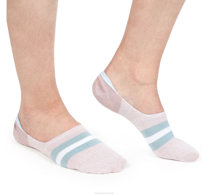 Women Keds 3 Pk Classic Sneaker Liner Socks Pink RXFBP4214