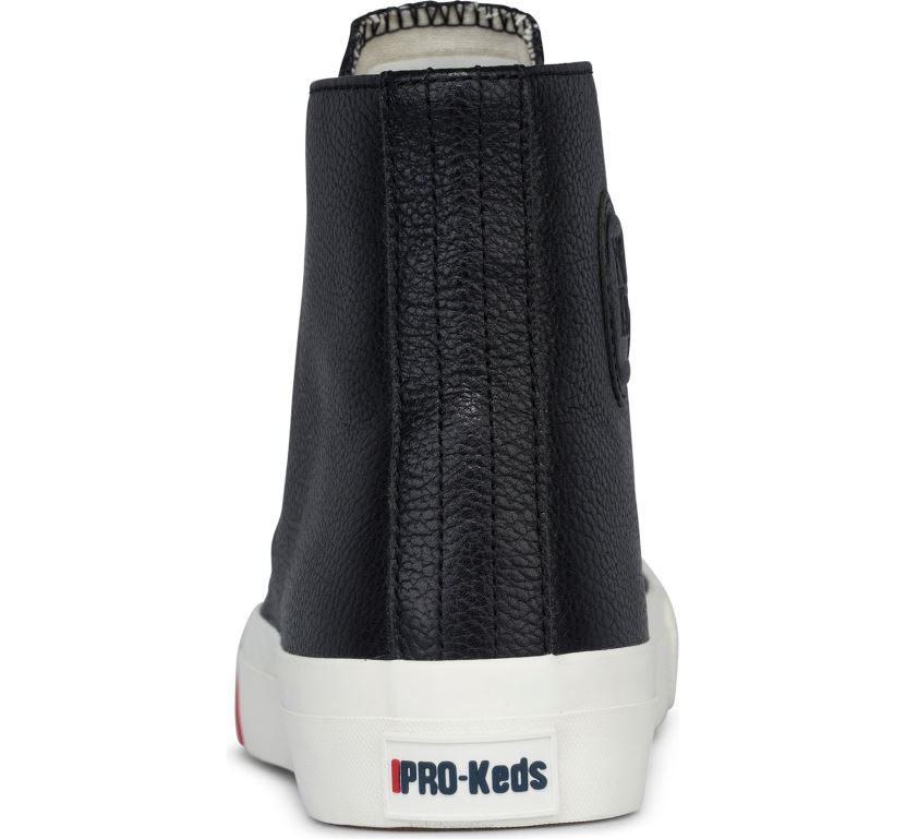 Unisex Keds Royal Hi Leather Sneaker Black RXFBP4142