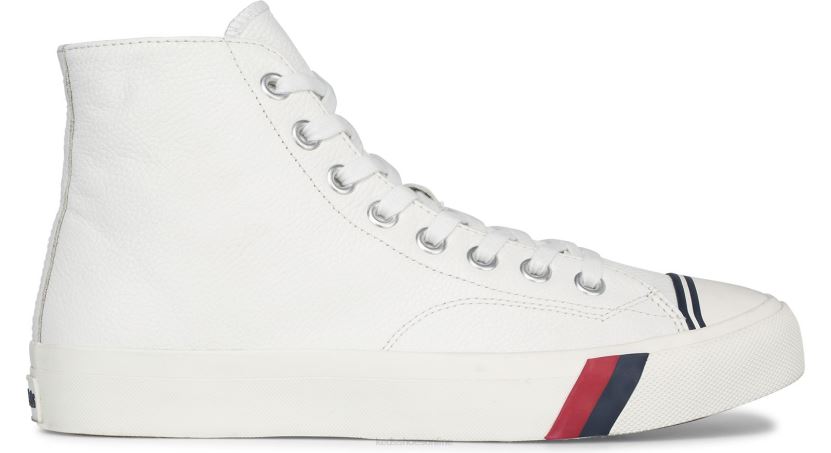 Unisex Keds Royal Hi Leather Sneaker White RXFBP4143