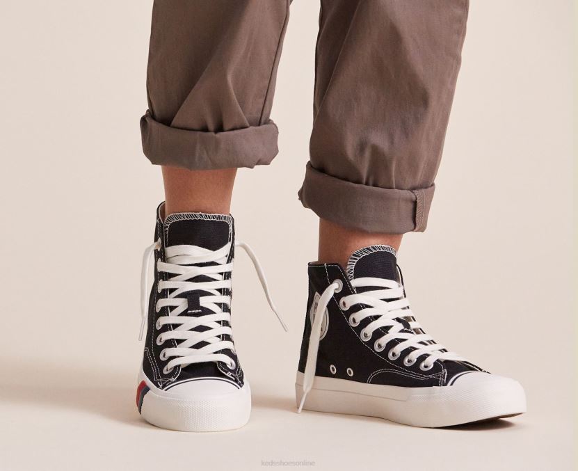 Unisex Keds Royal Hi Sneaker Black RXFBP4141