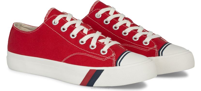 Unisex Keds Royal Lo Canvas Sneaker Red RXFBP4144