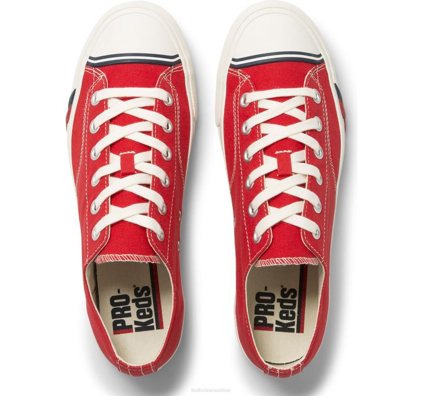 Unisex Keds Royal Lo Canvas Sneaker Red RXFBP4144