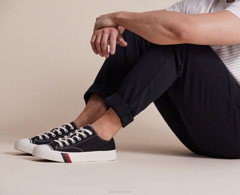 Unisex Keds Royal Lo Sneaker Black RXFBP4147