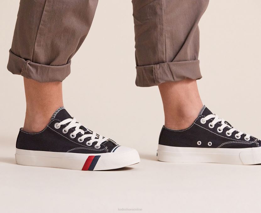 Unisex Keds Royal Lo Sneaker Black RXFBP4147