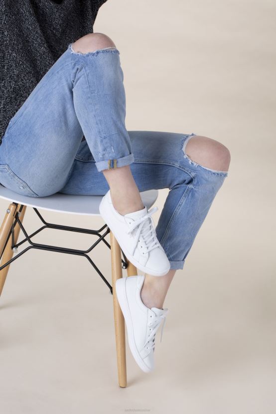 Women Keds Ace Leather Sneaker White RXFBP4128