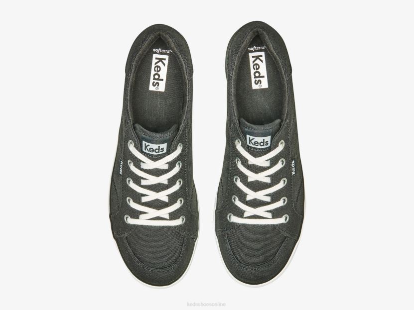 Women Keds Center III Canvas Sneaker Black RXFBP477