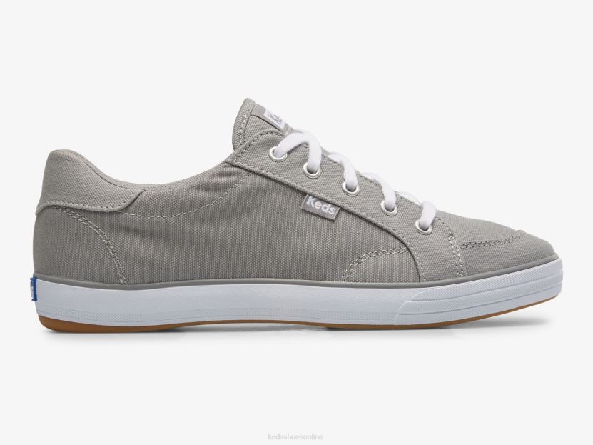 Women Keds Center III Canvas Sneaker Grey RXFBP478
