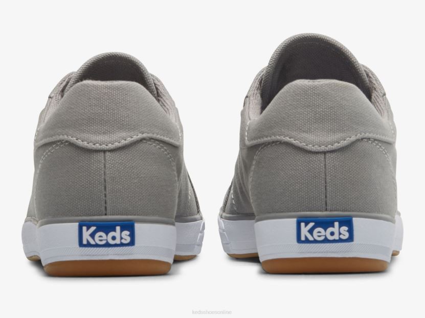 Women Keds Center III Canvas Sneaker Grey RXFBP478