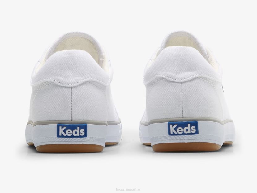 Women Keds Center III Canvas Sneaker White RXFBP481