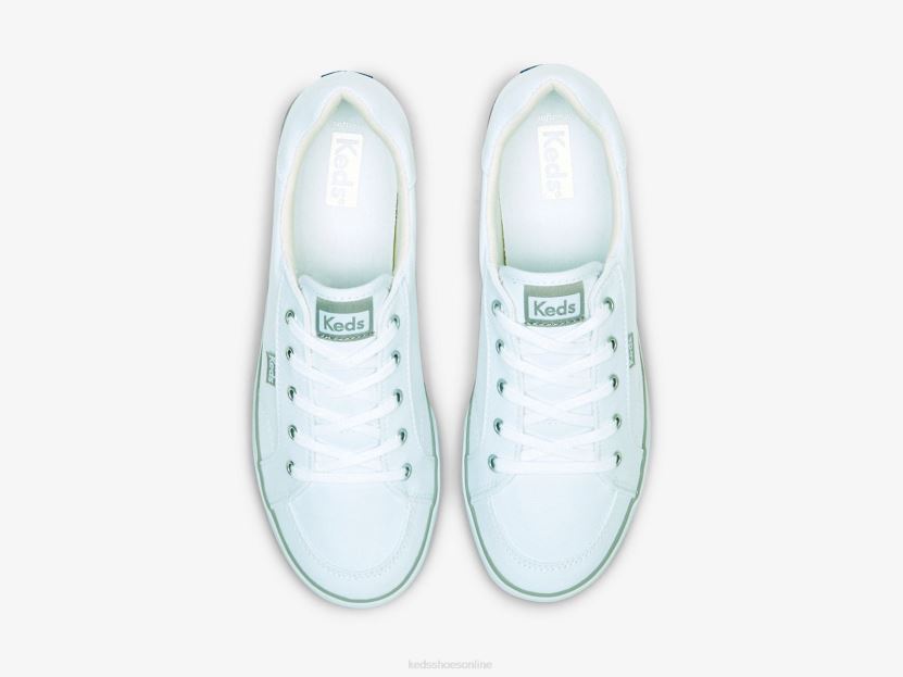 Women Keds Center III Canvas Sneaker White RXFBP481