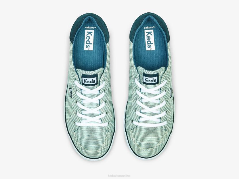 Women Keds Center III Slub Stripe Sneaker Navy Stripe RXFBP4154