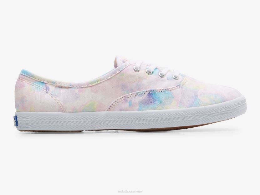 Women Keds Champion Abstract Print Sneaker Pink RXFBP4159