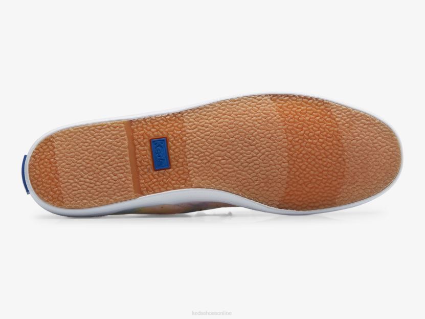 Women Keds Champion Abstract Print Sneaker Pink RXFBP4159