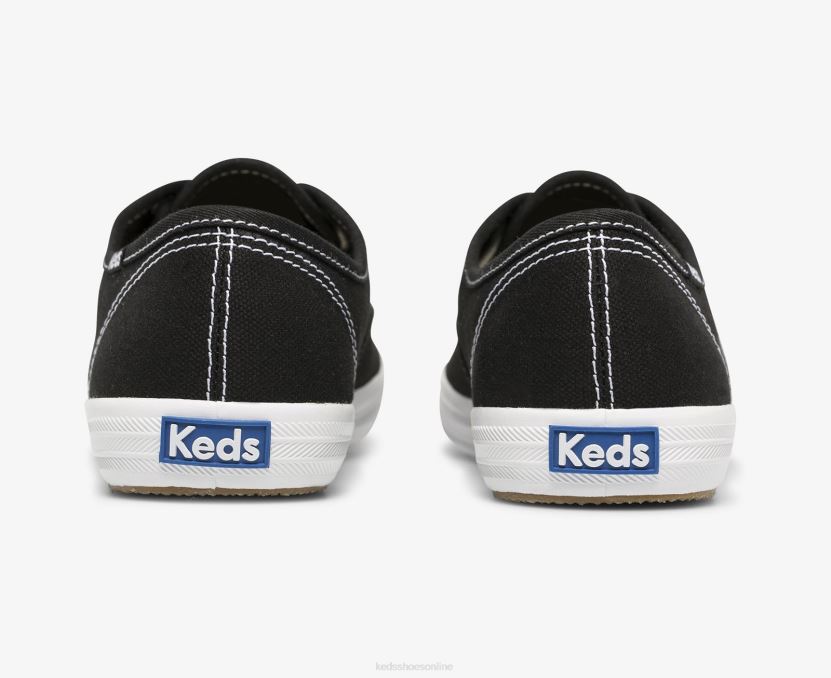Women Keds Champion Feat. Organic Cotton Sneaker Black RXFBP4109