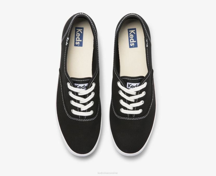 Women Keds Champion Feat. Organic Cotton Sneaker Black RXFBP4109
