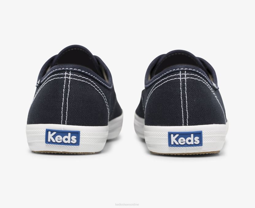 Women Keds Champion Feat. Organic Cotton Sneaker Deep Navy RXFBP4110