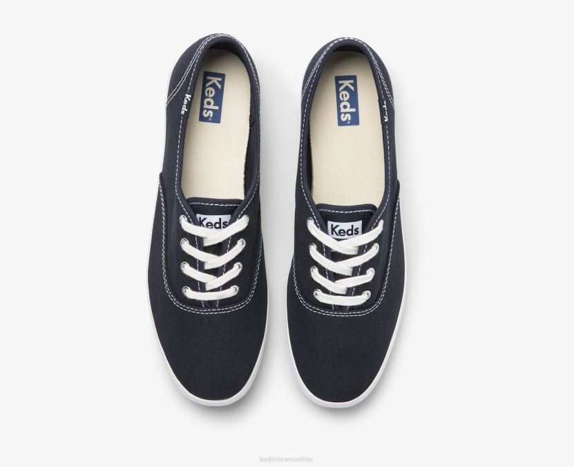 Women Keds Champion Feat. Organic Cotton Sneaker Deep Navy RXFBP4110