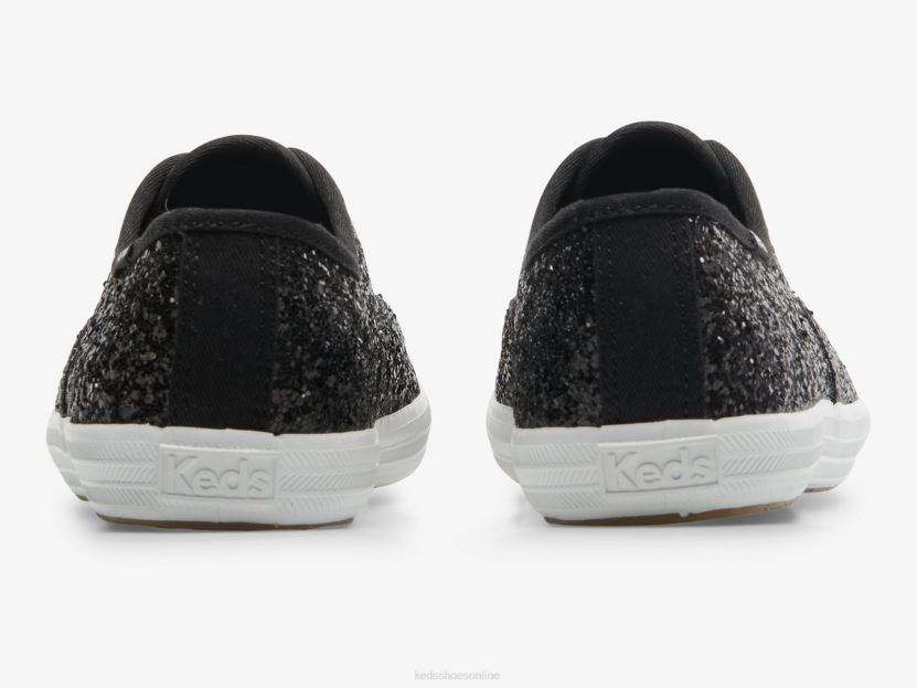 Women Keds Champion Glitter Celebration Sneaker Black RXFBP4103