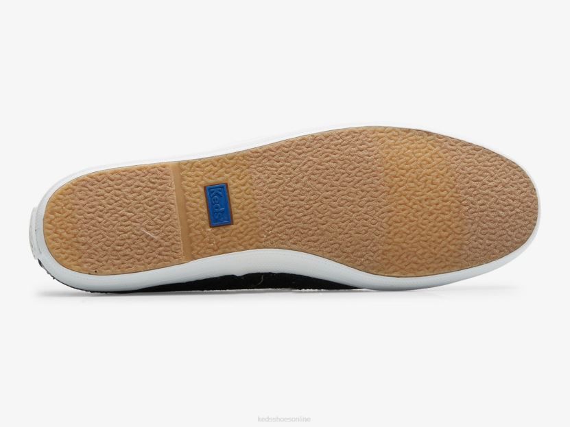 Women Keds Champion Glitter Celebration Sneaker Black RXFBP4103