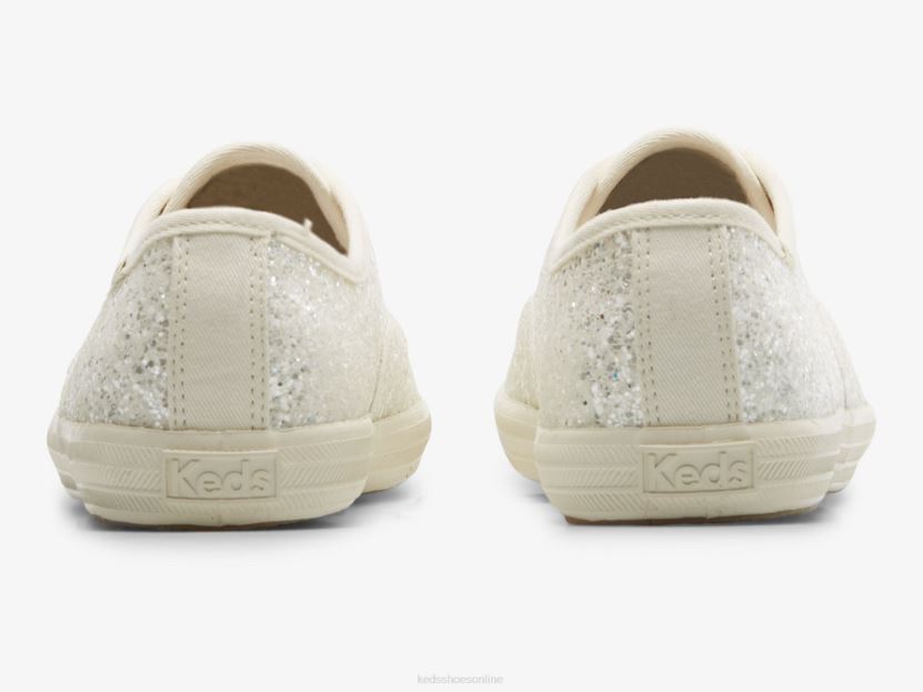 Women Keds Champion Glitter Celebration Sneaker Cream RXFBP4104