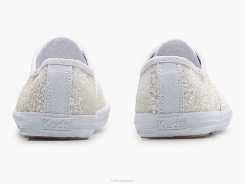 Women Keds Champion Glitter Celebration Sneaker White RXFBP4107