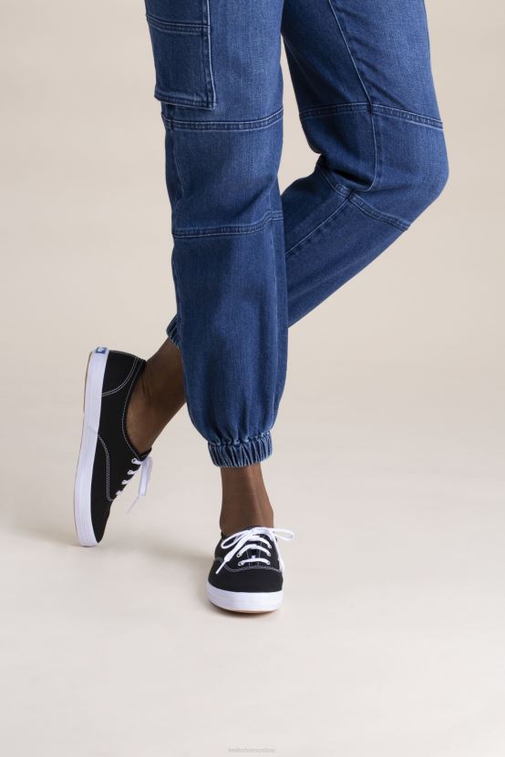 Women Keds Champion Originals Sneaker Black RXFBP496