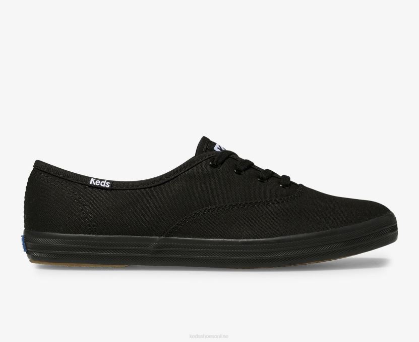 Women Keds Champion Originals Sneaker Black RXFBP497