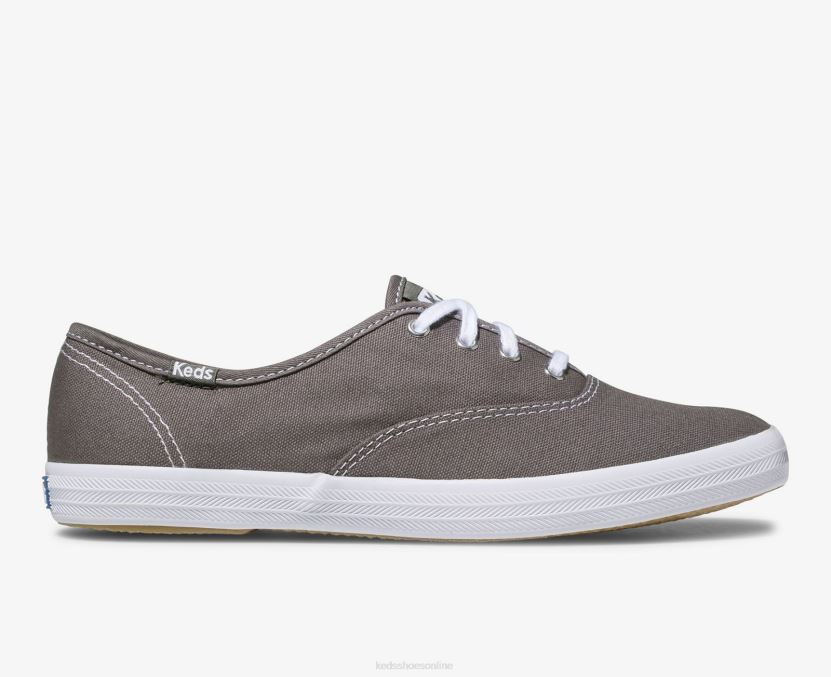Women Keds Champion Originals Sneaker Graphite Grey RXFBP494