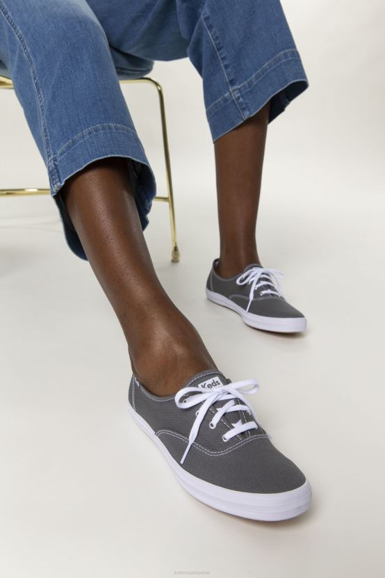 Women Keds Champion Originals Sneaker Graphite Grey RXFBP494