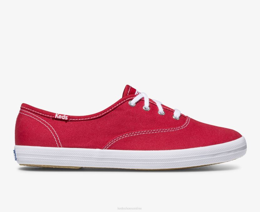 Women Keds Champion Originals Sneaker Red RXFBP495