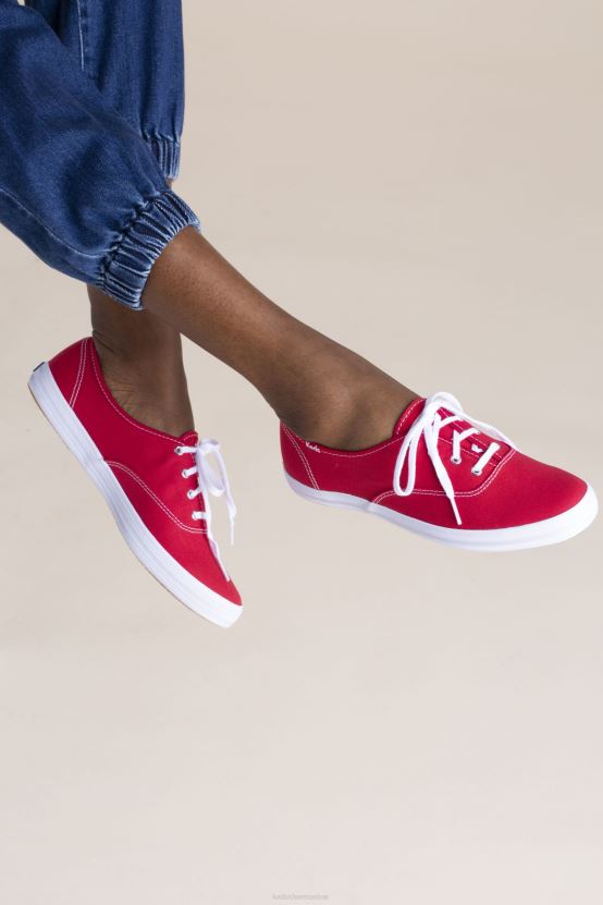 Women Keds Champion Originals Sneaker Red RXFBP495