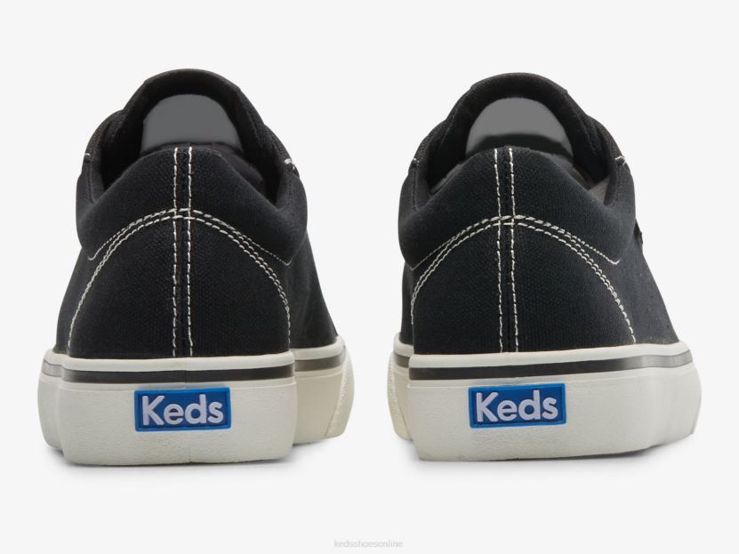 Women Keds Jump Kick Canvas Sneaker Black RXFBP4120