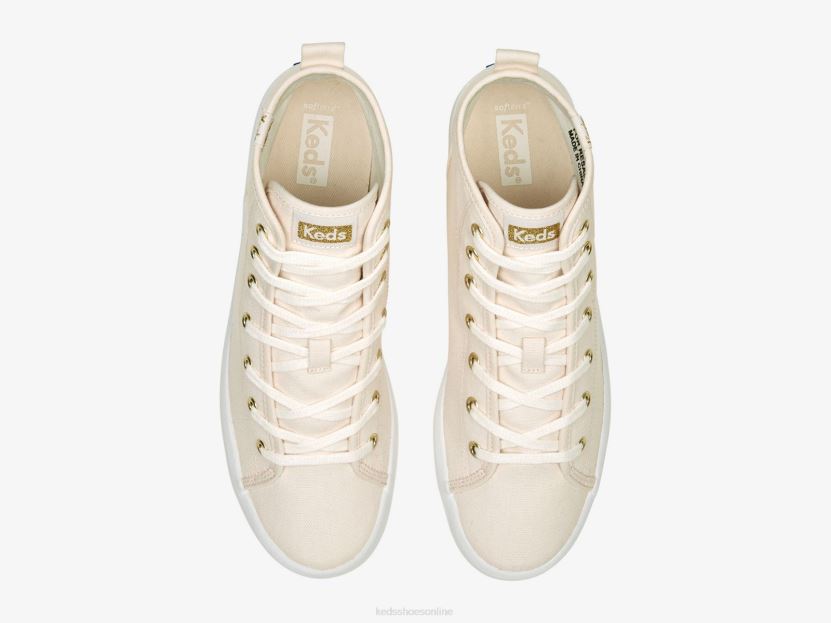 Women Keds Kickstart Hi Canvas Sneaker Light Pink RXFBP4115