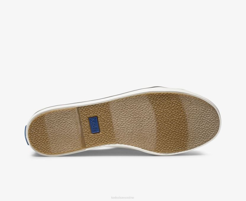 Women Keds Kickstart Pennant Sneaker Off White Canvas RXFBP4131