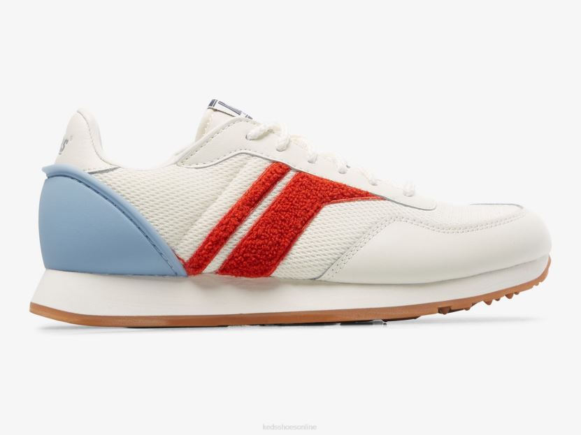 Women Keds Renaissance Terry Sneaker White Red RXFBP4173