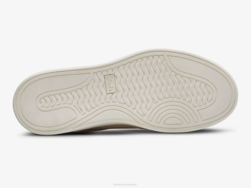 Women Keds The Court Leather/Suede Sneaker Light Pink White RXFBP499