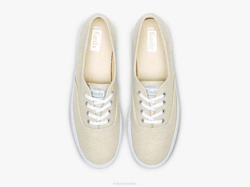 Women Keds The Platform Metallic Textile Sneaker Silver RXFBP4170