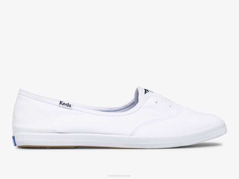 Women Keds Chillax Mini Twill Slip On Sneaker White RXFBP44