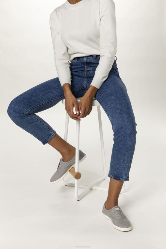 Women Keds Chillax Washable Slip On Sneaker Drizzle Grey RXFBP441