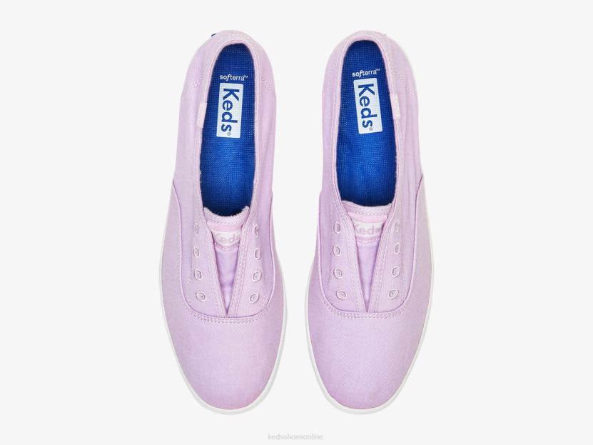 Women Keds Chillax Washable Twill Slip On Sneaker Lilac RXFBP461