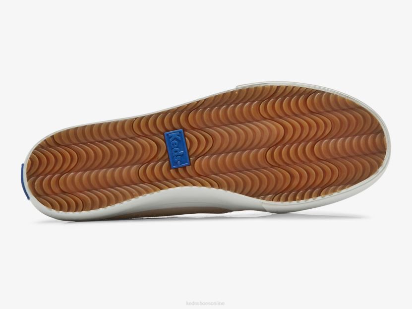 Women Keds Double Decker Perf Suede Slip On Sneaker Light Pink RXFBP469