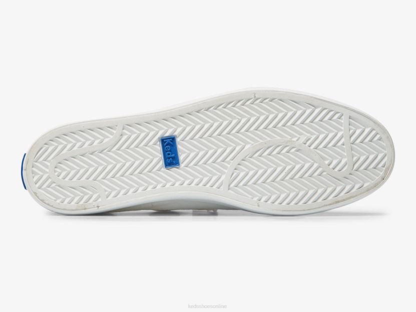 Women Keds Kickback Canvas Slip On Sneaker White RXFBP459