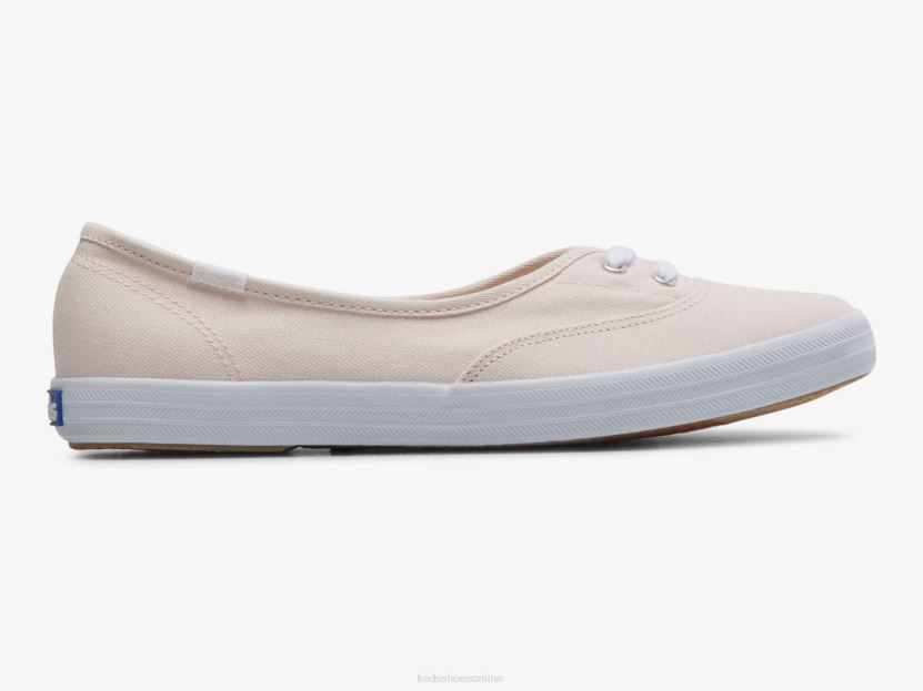 Women Keds The Mini Canvas Slip On Sneaker Light Pink RXFBP46