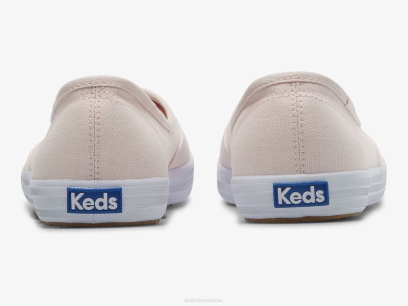 Women Keds The Mini Canvas Slip On Sneaker Light Pink RXFBP46